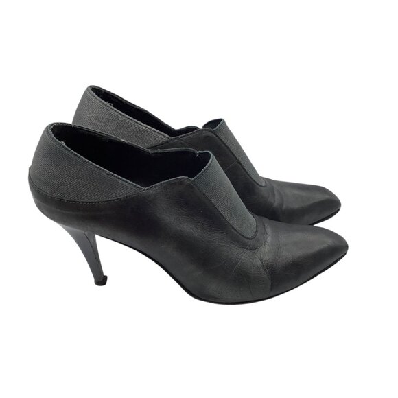 Donald J Pliner Metallic Leather Pointed Toe 3" Heel Slip-On Pumps Women Sz 7.5 - Picture 6 of 10